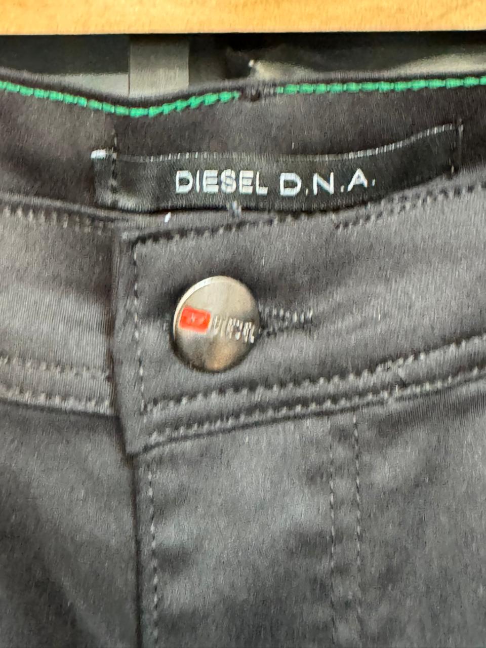 Bermuda Jeans Preta Diesel 100% Original Masculina