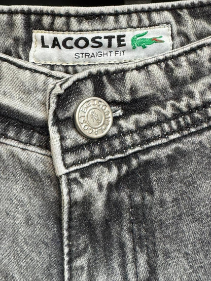 Bermuda Lacoste Jeans Grafitte Jogador Rasgada 100% Original