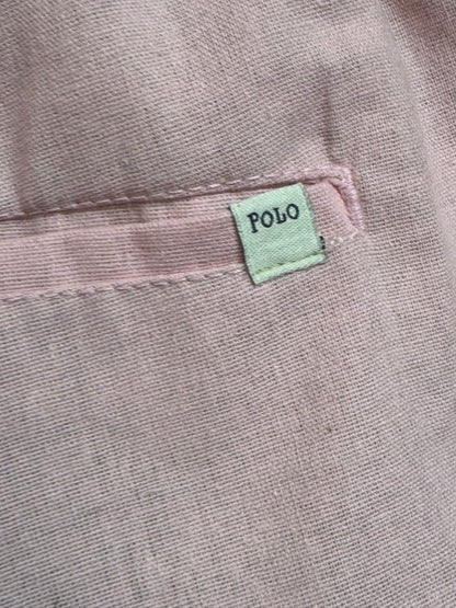 Shorts Mauricinho Sarja Polo Rauph Lauren Rosa Masculino