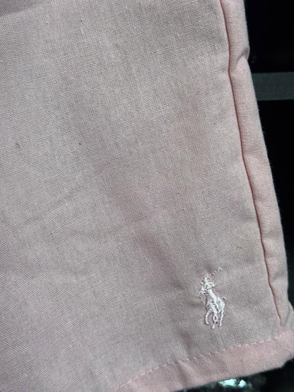 Shorts Mauricinho Sarja Polo Rauph Lauren Rosa Masculino