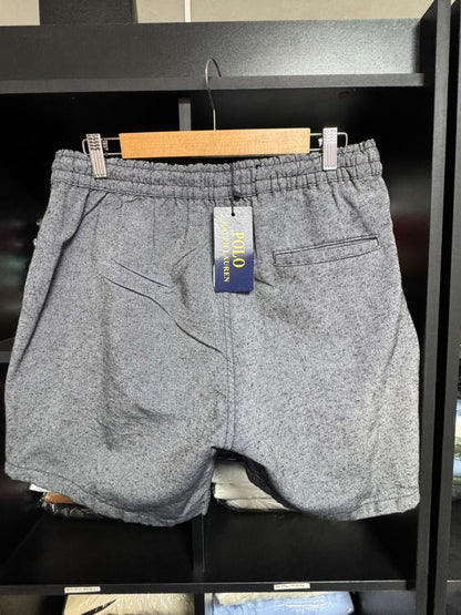 Shorts Mauricinho Sarja Polo Rauph Lauren Cinza Masculino
