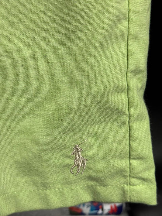 Shorts Mauricinho Sarja Polo Rauph Lauren Verde Masculino