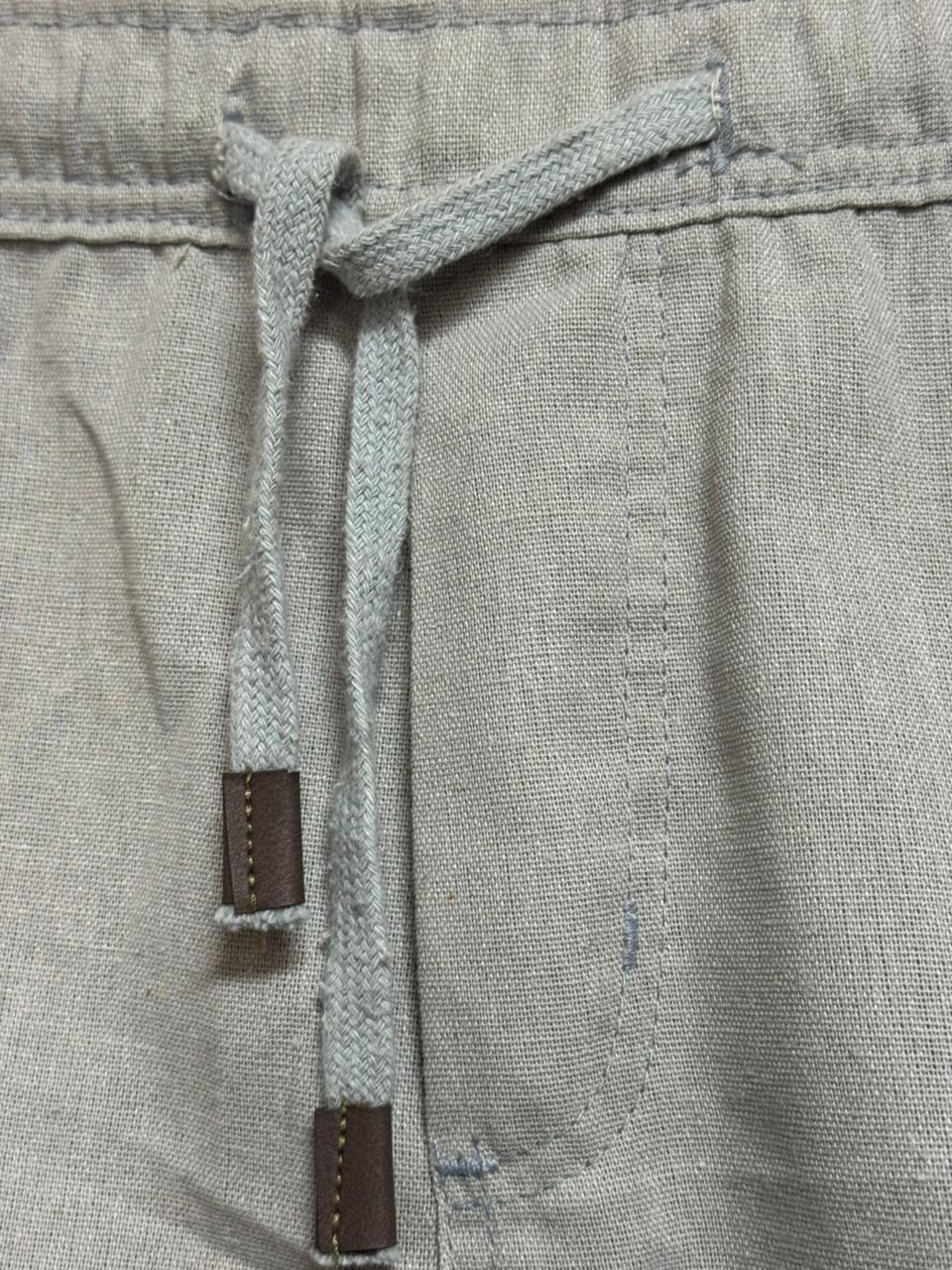 Shorts Mauricinho Sarja Polo Rauph Lauren Cinza Claro Masculino