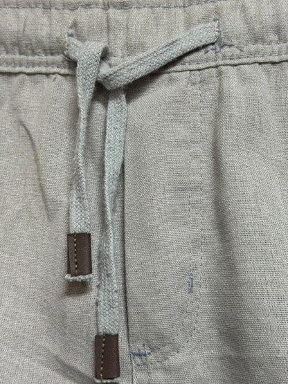 Shorts Mauricinho Sarja Polo Rauph Lauren Cinza Claro Masculino