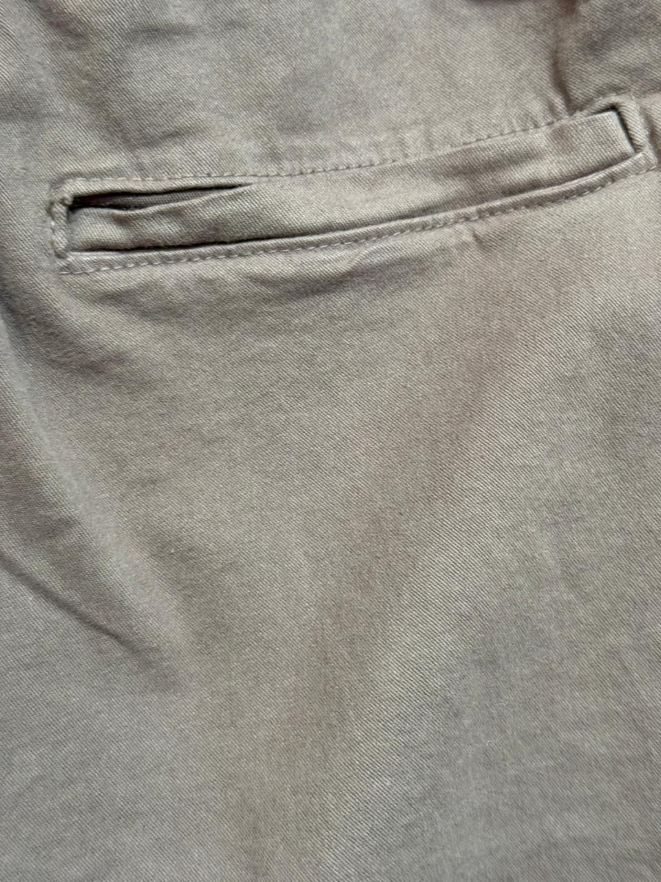 Shorts Mauricinho Sarja Hugo Bosso Marrom Masculino