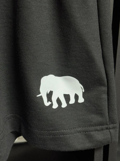 Bermuda Moletinho Preta Spyna - Elefante Masculina