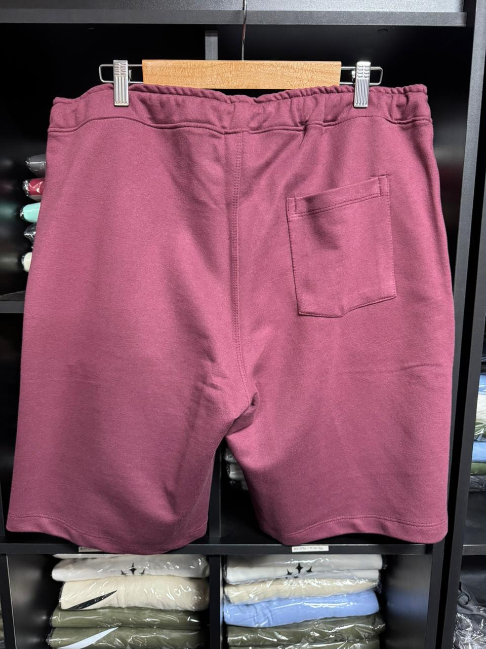 Bermuda Moletinho Vinho Spyna - Masculina
