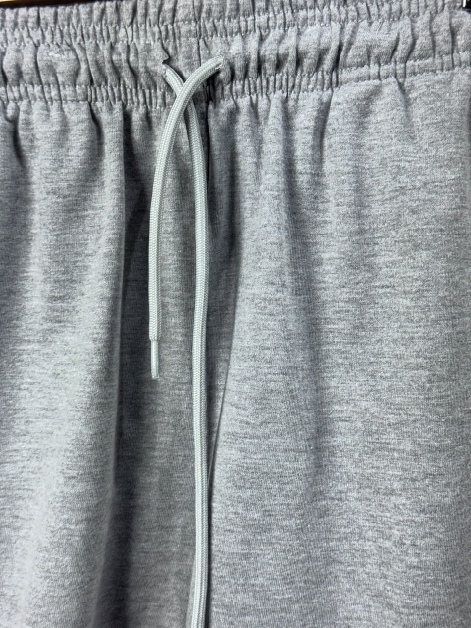 Bermuda Adidas Moletom Cinza Masculina Esportiva Casual
