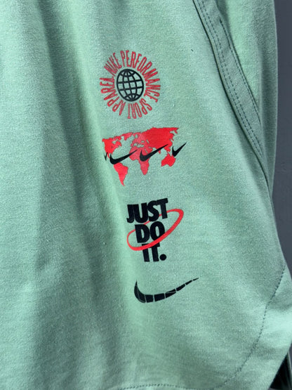 Bermuda Nike Just Do It Verde Menta Masculina Casual Esportiva Streetwear