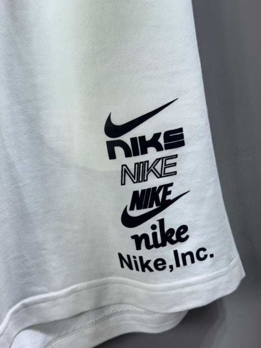 Bermuda Nike Swoosh Branca Masculina Casual Streetwear