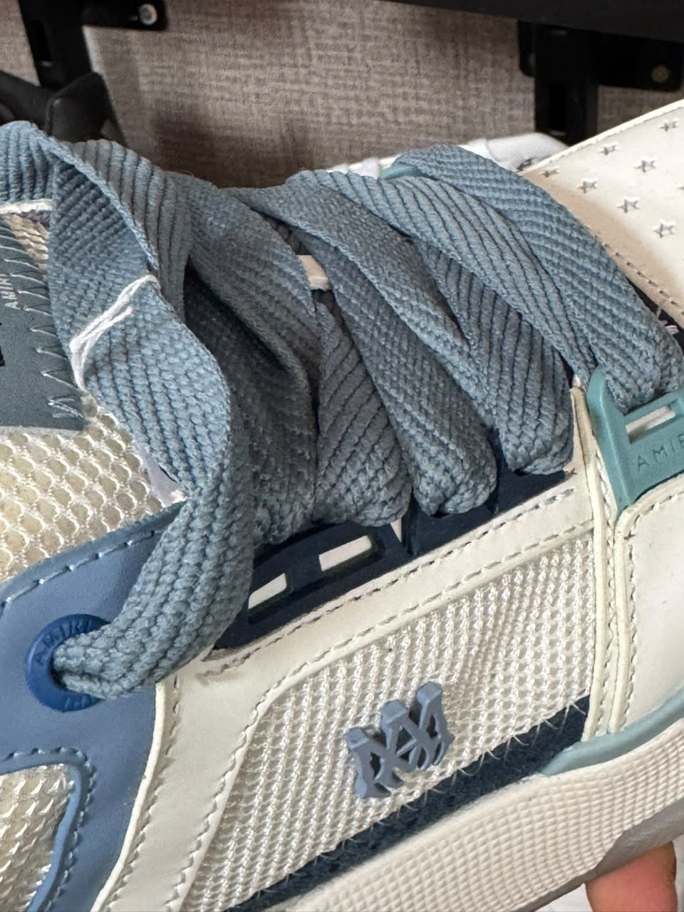 AMIRI - Tênis MA-1 Crystal Alabaster Blue