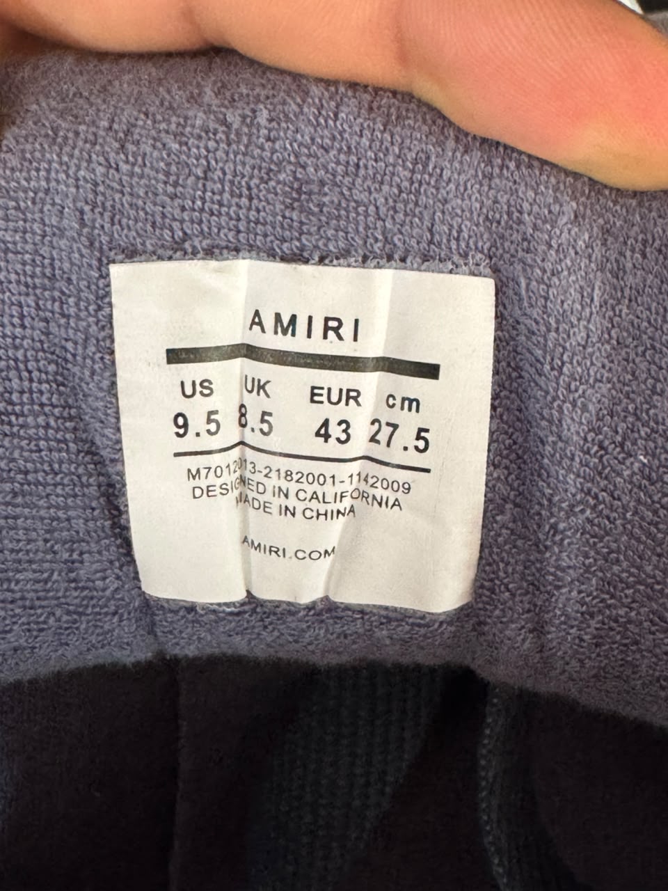 AMIRI - Tênis MA-1 Crystal Alabaster Blue