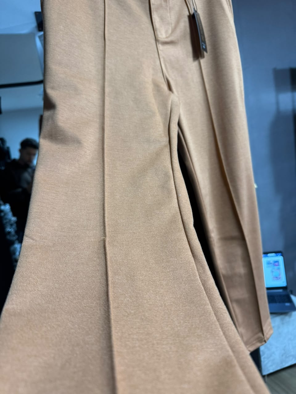 Calça de Alfaiataria Kawipii Original Masculina Bege