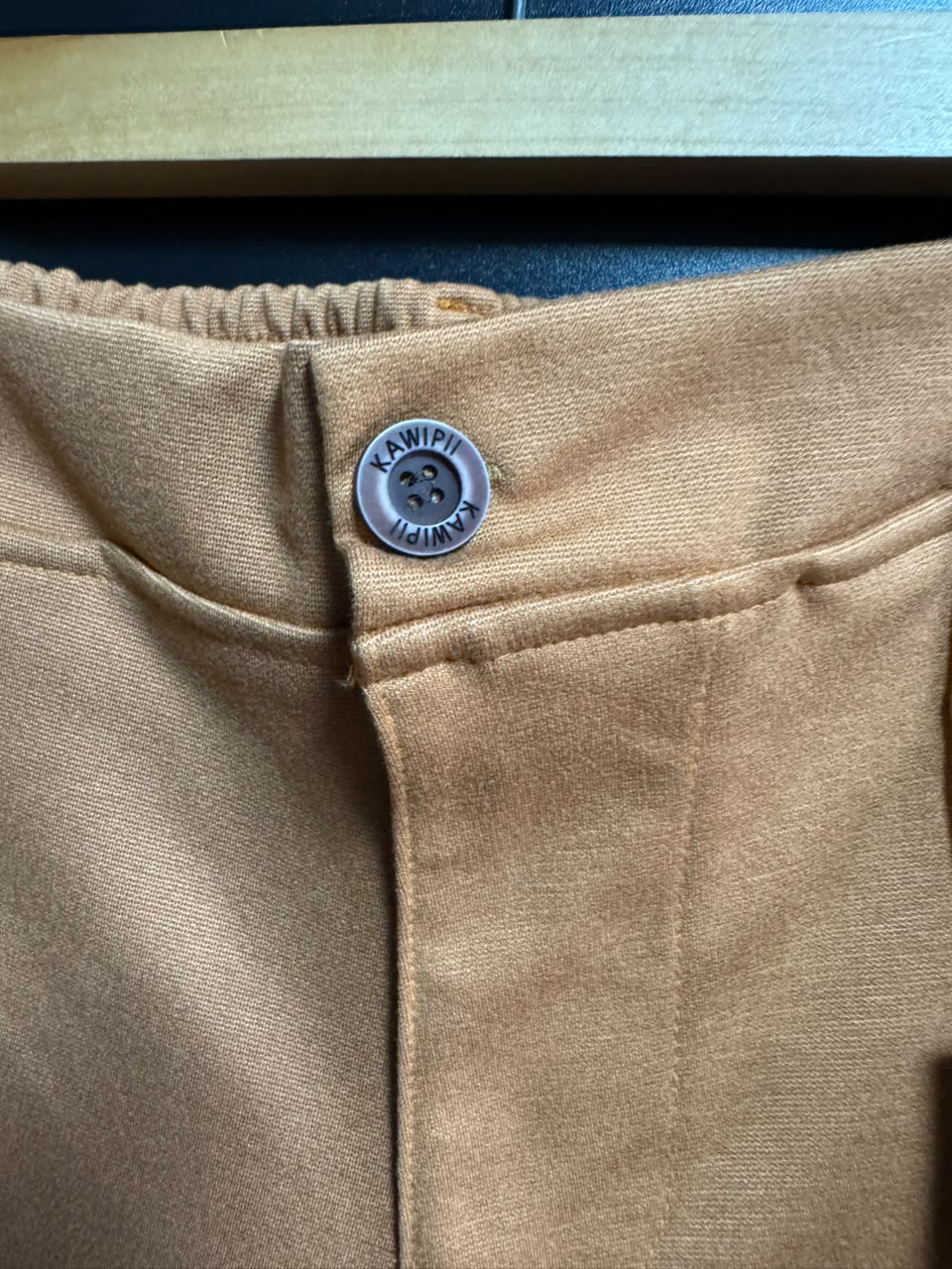 Calça de Alfaiataria Kawipii Original Masculina Bege