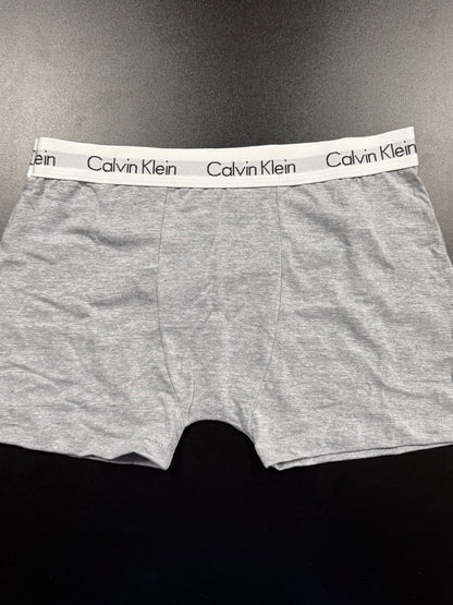 Kit com 3 Cuecas Calvin Klein Boxer Algodão Masculina