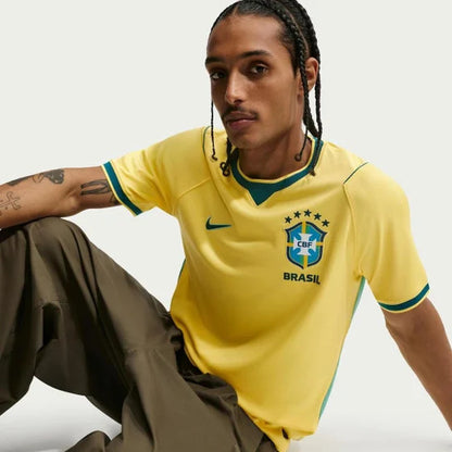 Camisa Seleção Brasileiras Copa 2026 Amarela feminina Torcedor