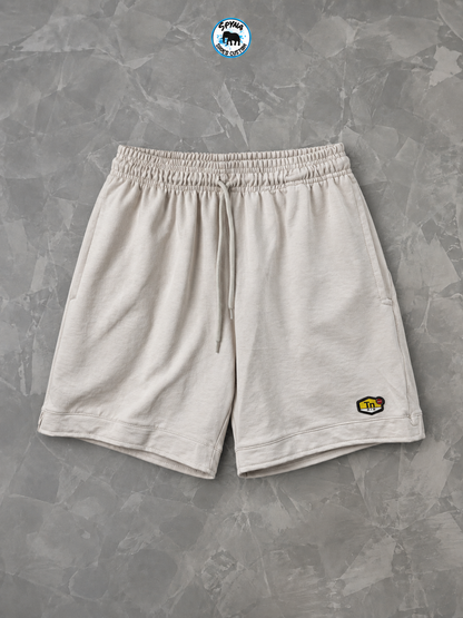 Bermuda Nike TN Air Bege Masculina Moletom Casual Streetwear com Cordão