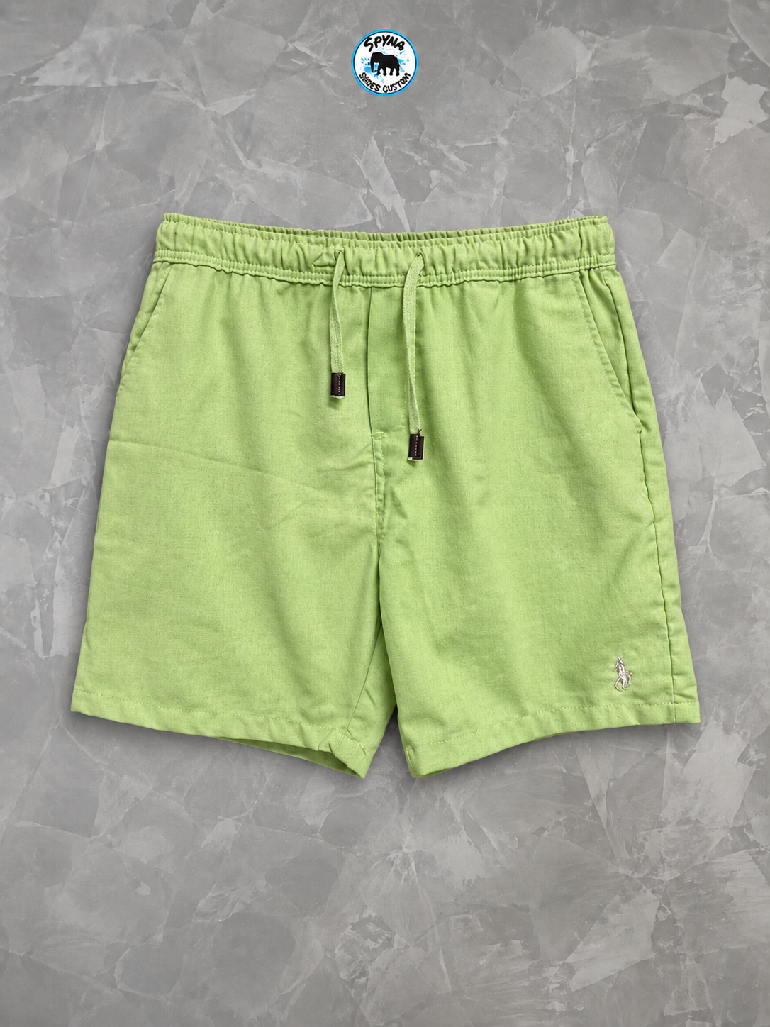 Shorts Mauricinho Sarja Polo Rauph Lauren Verde Masculino